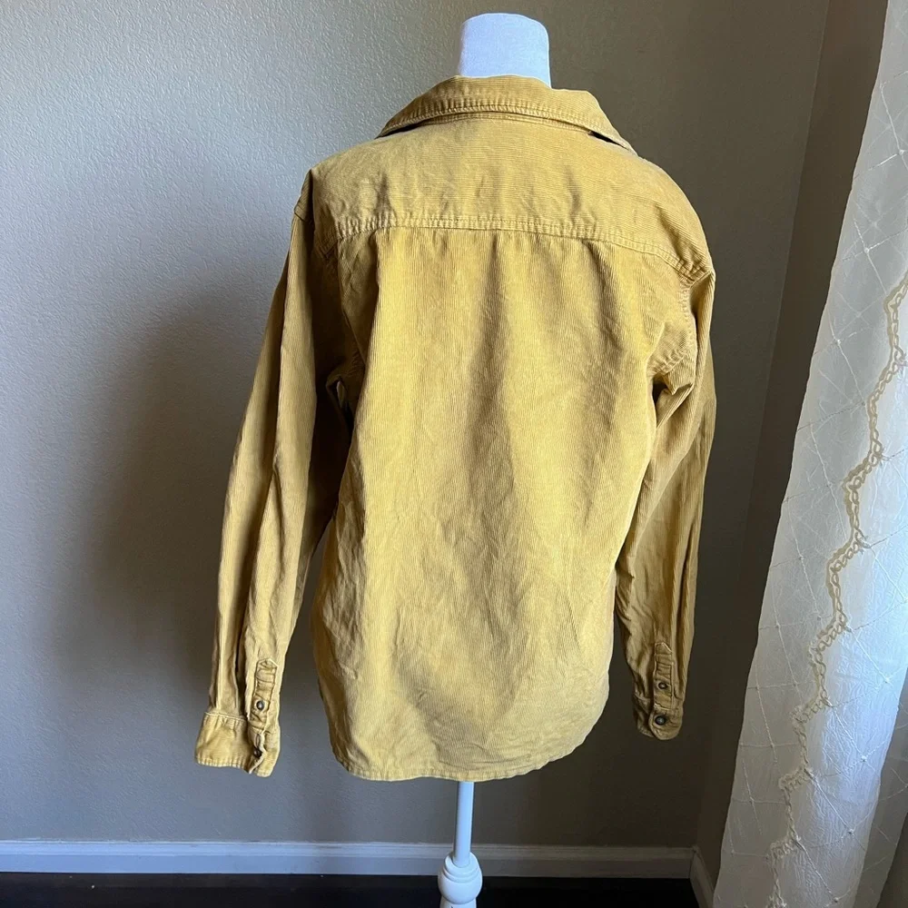 Billabong Mustard Yellow Button-Up Top - Picture 4 of 6